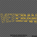Veteran Flag Military Vinyl Decal