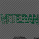 Veteran Flag Military Vinyl Decal