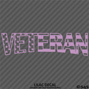 Veteran Flag Military Vinyl Decal