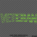 Veteran Flag Military Vinyl Decal