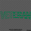 Veteran Flag Military Vinyl Decal