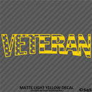 Veteran Flag Military Vinyl Decal