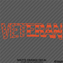 Veteran Flag Military Vinyl Decal