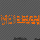 Veteran Flag Military Vinyl Decal