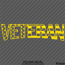 Veteran Flag Military Vinyl Decal
