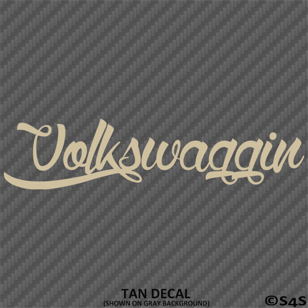 VW Volkswaggin JDM Style Decal