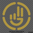 Simplistic Hand Wave Vinyl Decal