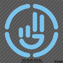 Simplistic Hand Wave Vinyl Decal