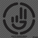 Simplistic Hand Wave Vinyl Decal