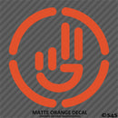 Simplistic Hand Wave Vinyl Decal