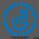 Simplistic Hand Wave Vinyl Decal