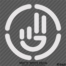Simplistic Hand Wave Vinyl Decal