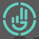 Simplistic Hand Wave Vinyl Decal