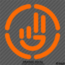 Simplistic Hand Wave Vinyl Decal