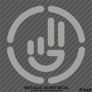 Simplistic Hand Wave Vinyl Decal