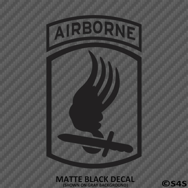 173rd Airborne Brigade Army Combat Infantry Military Vinyl Decal - S4S Designs