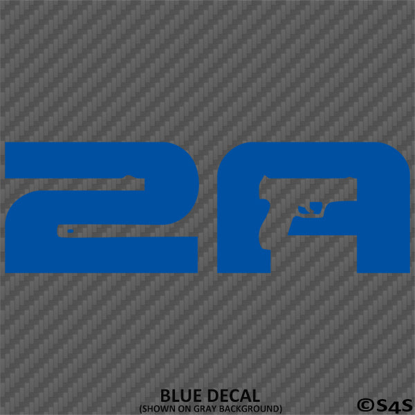 2A Rifle/Pistol 2nd Amendment Firearms Vinyl Decal