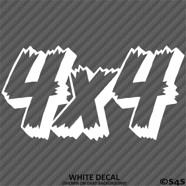 4x4 Off-Road Truck Vinyl Decal Style 1