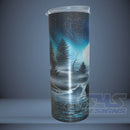 20oz. Stainless Steel Drink Tumbler - Wolf And Moon