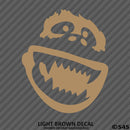 Abominable Snowman Yeti Silhouette Vinyl Decal - S4S Designs