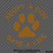 Adopt A Dog Save A Life Pet Rescue Vinyl Decal - S4S Designs