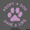 Adopt A Dog Save A Life Pet Rescue Vinyl Decal - S4S Designs