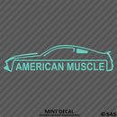 American Muscle Mustang Silhouette Vinyl Decal - S4S Designs