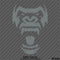 Angry Ape Silhouette Vinyl Decal