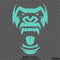 Angry Ape Silhouette Vinyl Decal