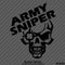 Army Sniper Skull Special Forces Vinyl Decal - S4S Designs