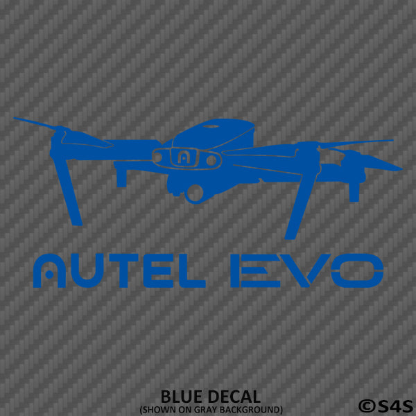 Autel EVO Drone Silhouette Vinyl Decal - S4S Designs