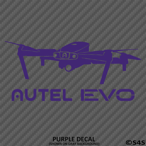 Autel EVO Drone Silhouette Vinyl Decal - S4S Designs