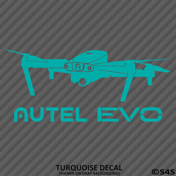 Autel EVO Drone Silhouette Vinyl Decal - S4S Designs