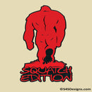 Bigfoot "Squatch Edition" Acrylic Badge V2 Red/Black - S4S Designs