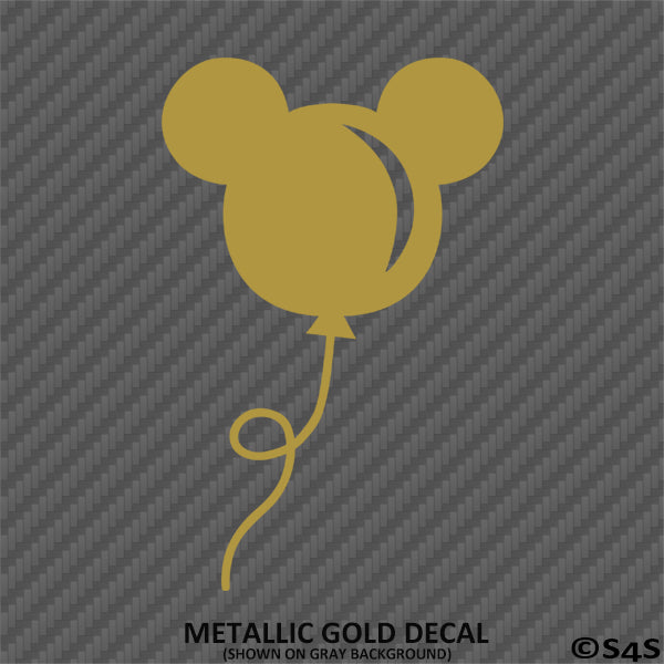 Mickey Mouse Balloon Ears Disney Inspired Vinyl Decal