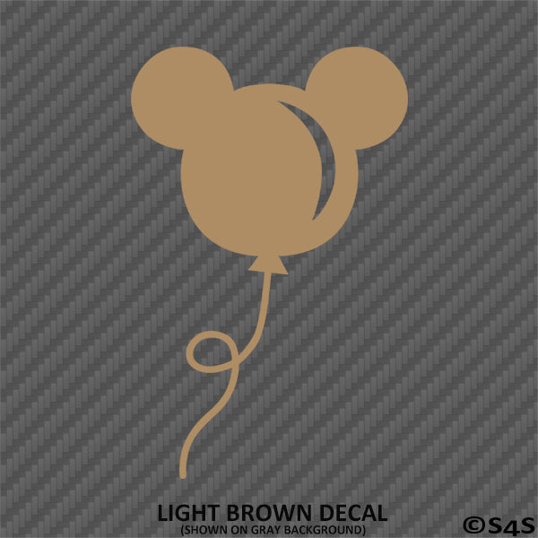 Mickey Mouse Balloon Ears Disney Inspired Vinyl Decal