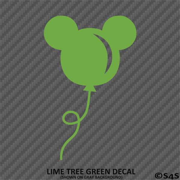 Mickey Mouse Balloon Ears Disney Inspired Vinyl Decal
