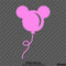 Mickey Mouse Balloon Ears Disney Inspired Vinyl Decal