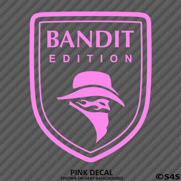 Bandit Edition Badge Vinyl Decal - S4S Designs