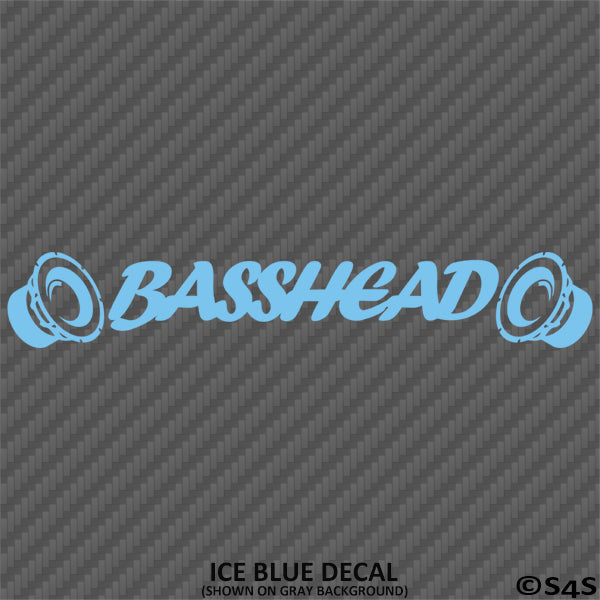 Bass Head Speaker Car Stereo Vinyl Decal Version 2