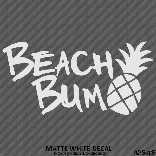 Beach Bum: Pineapple Vinyl Decal