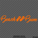 Beach Bum: Sandals Vinyl Decal