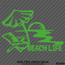 Beach Life Vinyl Decal - S4S Designs