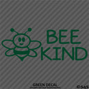 Bee Kind Cute Happy Vinyl Decal