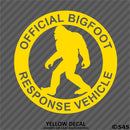 Bigfoot: Official Response Vehicle Vinyl Decal - S4S Designs