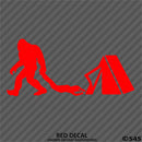 Bigfoot: Dragging From Tent Vinyl Decal - S4S Designs