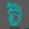 Bigfoot Footprint Scene Vinyl Decal