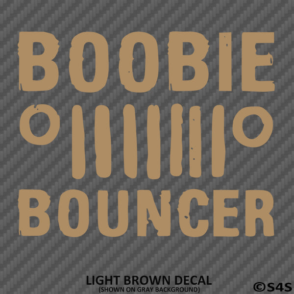 Jeep Boobie Bouncer Vinyl Decal Version 2 - S4S Designs