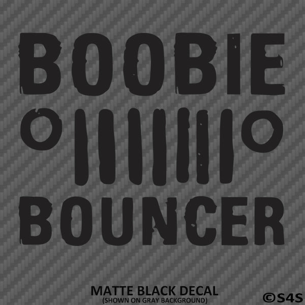 Jeep Boobie Bouncer Vinyl Decal Version 2 - S4S Designs