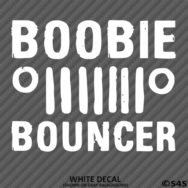 Jeep Boobie Bouncer Vinyl Decal Version 2 - S4S Designs